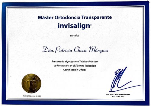 Máster Ortodoncia transparente Dra.Patricia Checa